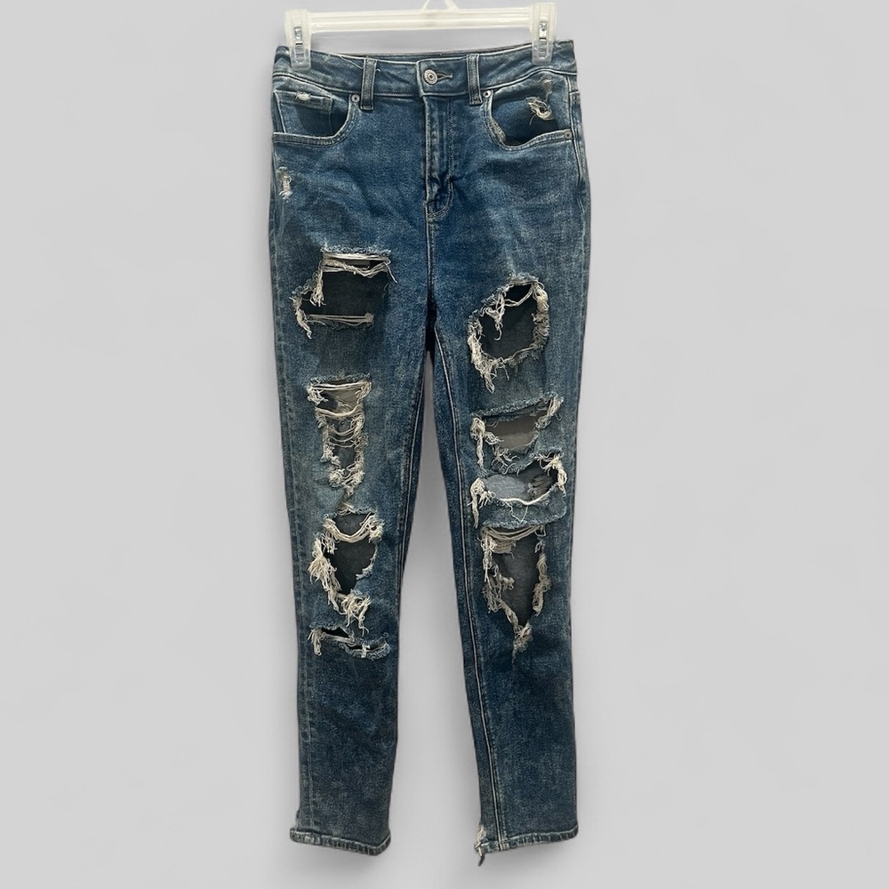 (⭐️ 4/$15) American Eagle Distressed Blue Jeans Size 0
